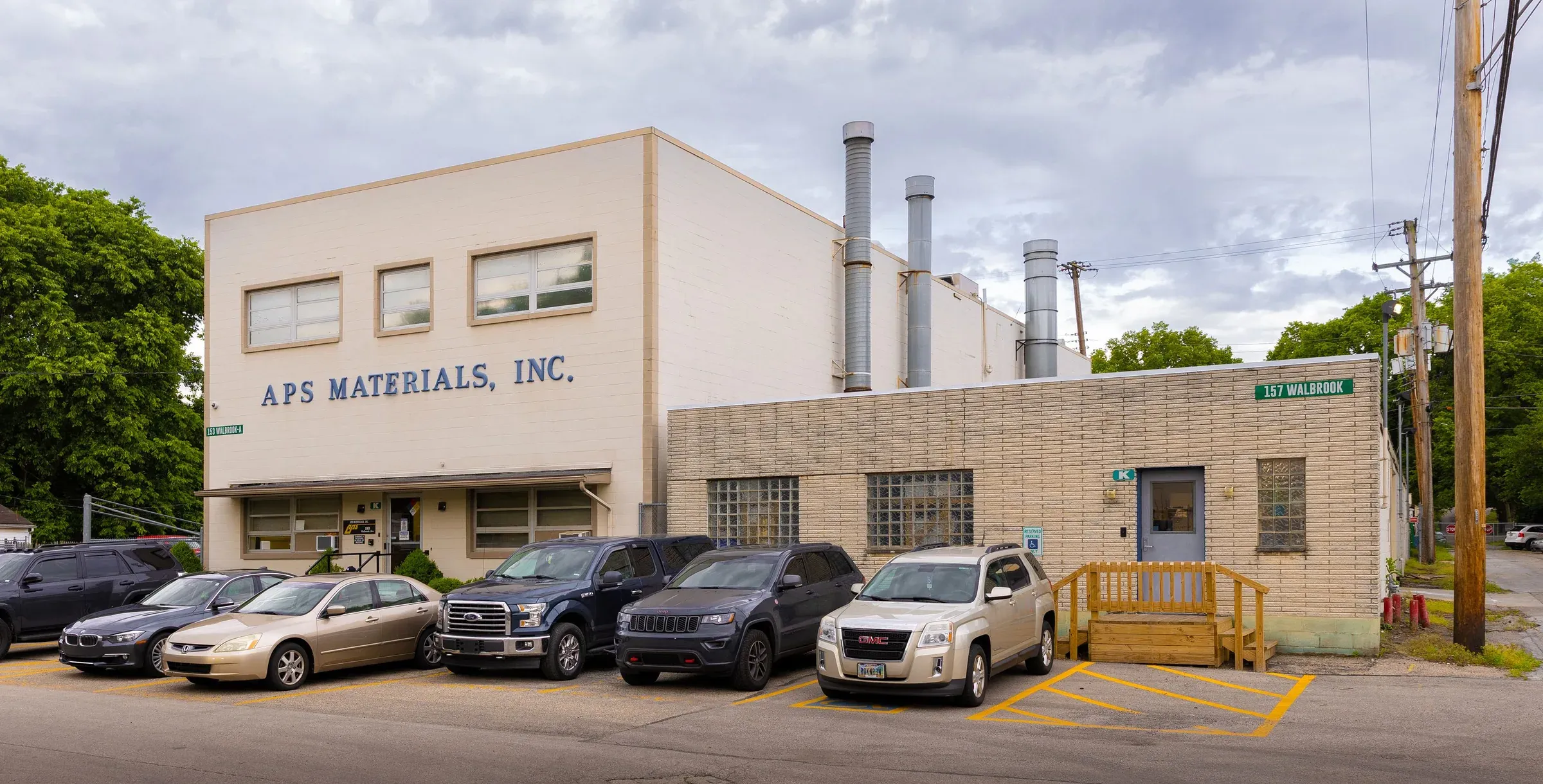 An APS Materials building at the Dayton, Ohio headquarters