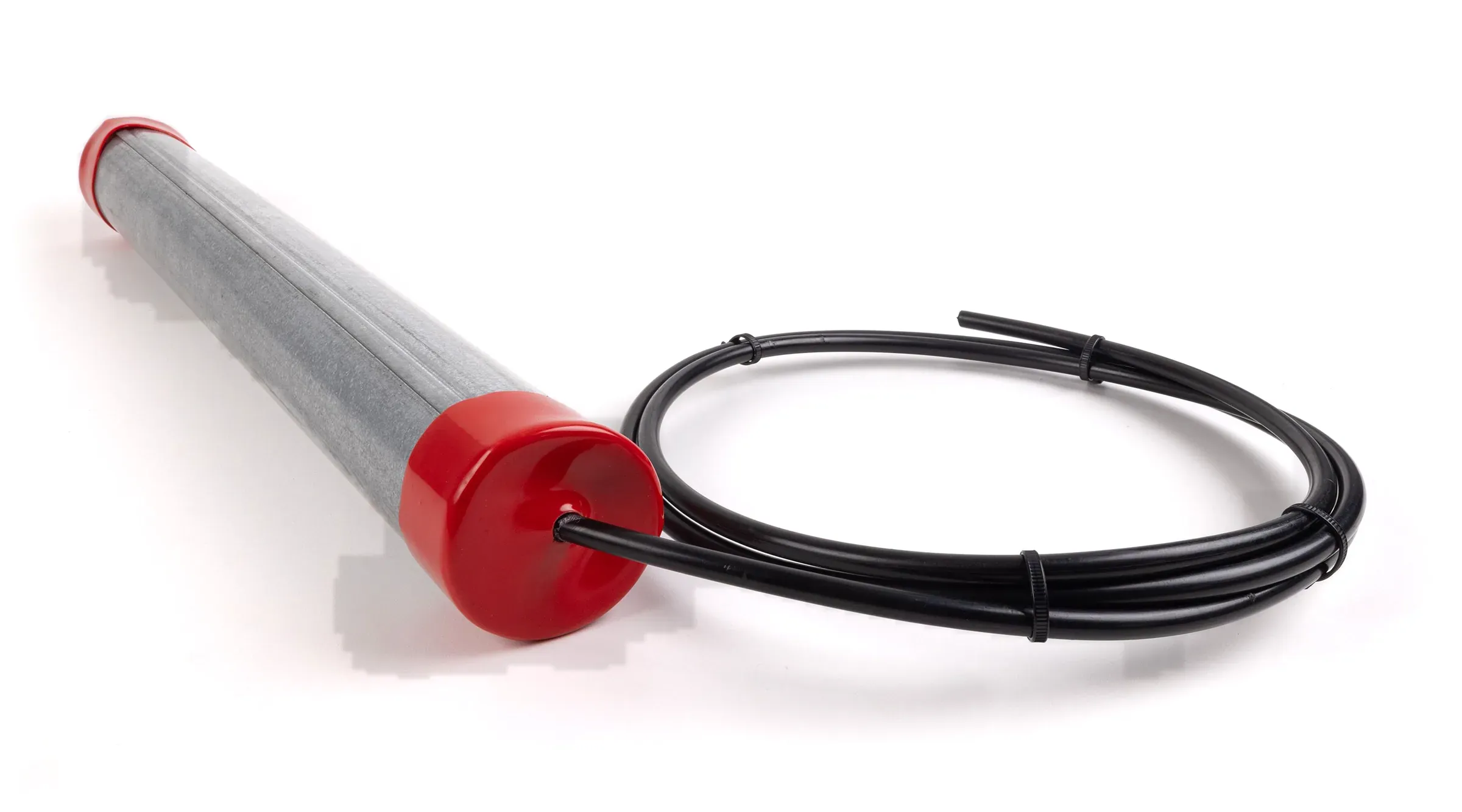CerAnode pre-packaged canister anode with lead cable coiled alongside