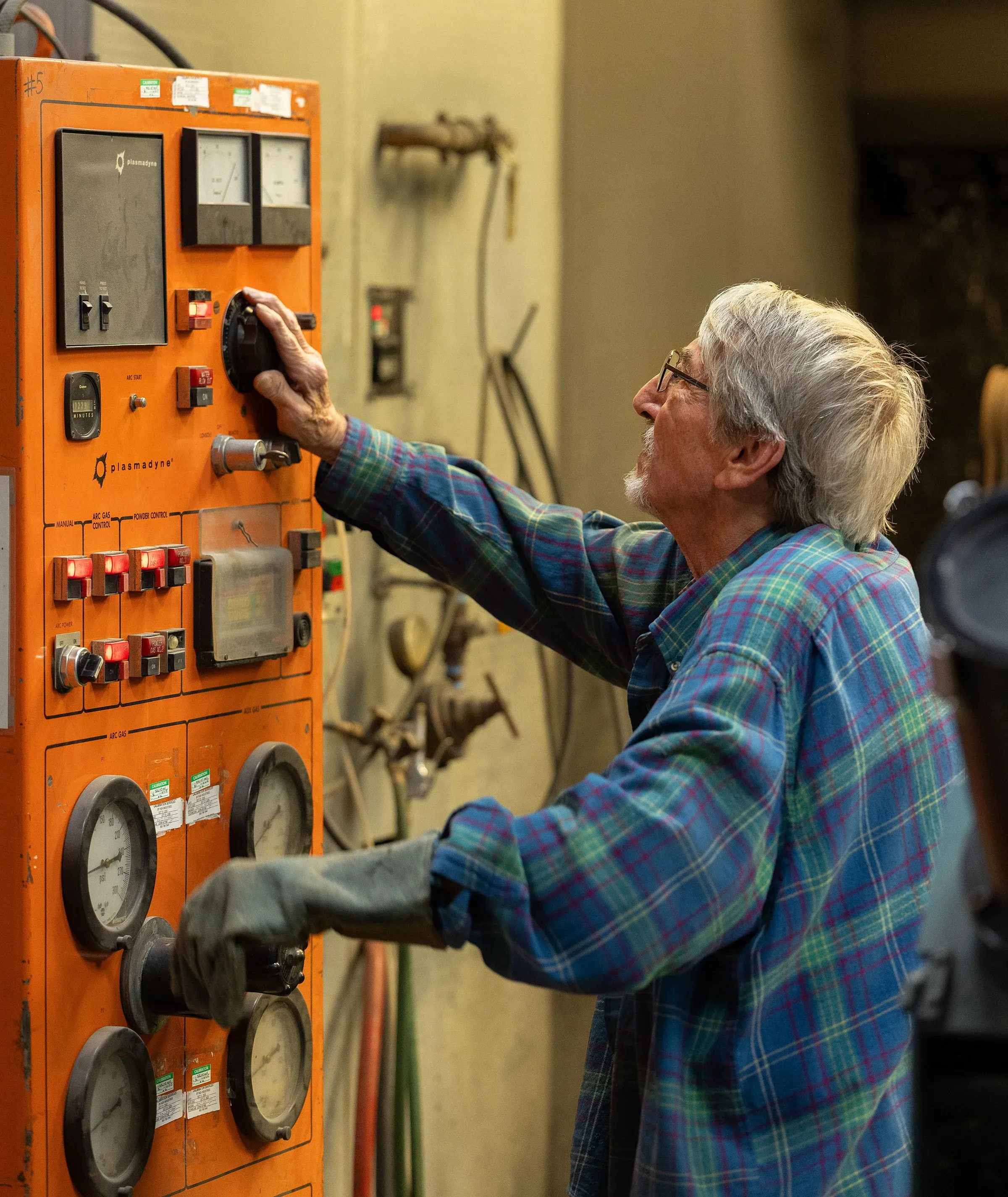 Monitoring thermal spray process parameters