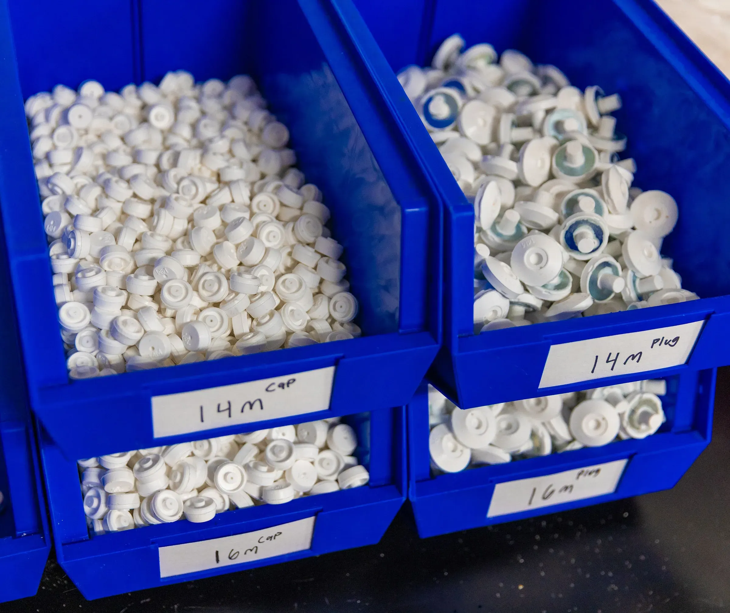 Custom silicone masks used to protect surfaces during thermal spray